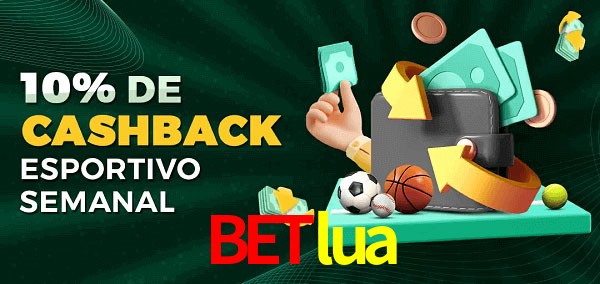 10% de bônus de cashback na betlua